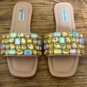 Steve Madden bling rhinestone sandals
